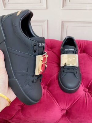 Dolce and Gabbana Portofino Calfskin Black (Master Quality) Shoes Wala