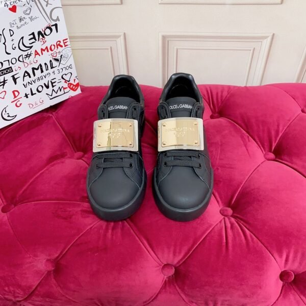 Dolce and Gabbana Portofino Calfskin Black (Master Quality) Shoes Wala