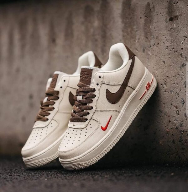 NIKE AIRFORCE 1  MINI RED SWOOSH (Master Quality) Shoes Wala