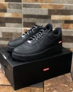 NIKE AIRFORCE 1 SUPREME BLACK (Master Quality) Shoes Wala