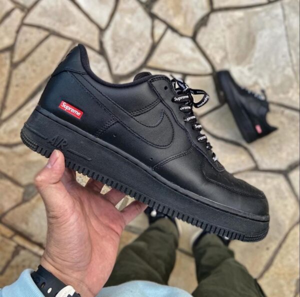 NIKE AIRFORCE 1 SUPREME BLACK (Master Quality) Shoes Wala