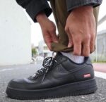 NIKE AIRFORCE 1 SUPREME BLACK (Master Quality) Shoes Wala
