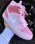 NIKE AIR JORDAN RETRO 1 HIGH DIGITAL PINK (Advance Quality) Shoes Wala