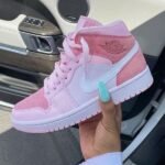 NIKE AIR JORDAN RETRO 1 HIGH DIGITAL PINK (Advance Quality) Shoes Wala