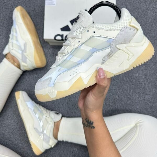ADIDAS NITEBALL 2.0 OFF WHITE CREAM (Master Quality) Shoes Wala