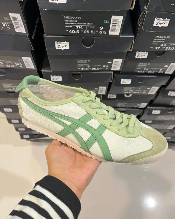ONITSUKA TIGER MEXICO 66 deluxe white green  (Master Quality) Shoes Wala