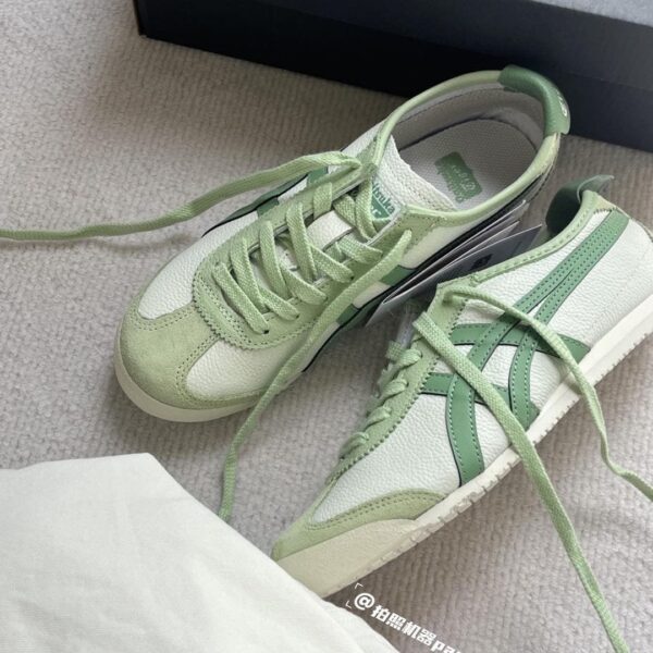 ONITSUKA TIGER MEXICO 66 deluxe white green  (Master Quality) Shoes Wala