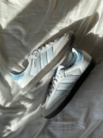 ADIDAS SAMBA WHITE BLUE SKY HALO ( Master Quality) Shoes Wala