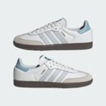 ADIDAS SAMBA WHITE BLUE SKY HALO ( Master Quality) Shoes Wala