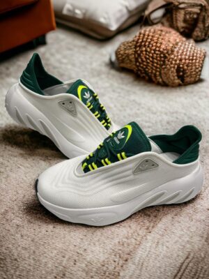 ADIDAS ADIFOAM SLTN WHITE GREEN(Master Quality) Shoes Wala