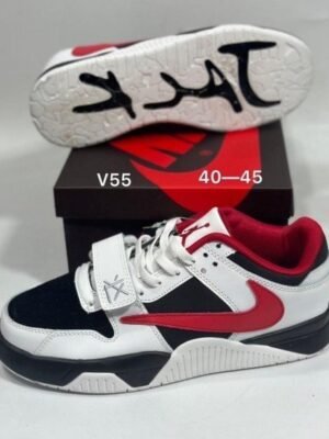 AIR JORDAN TRAVIS SCOTT X JUMNPMAN SAIL BLACK WHITE RED (Master Quality) Shoes Wala