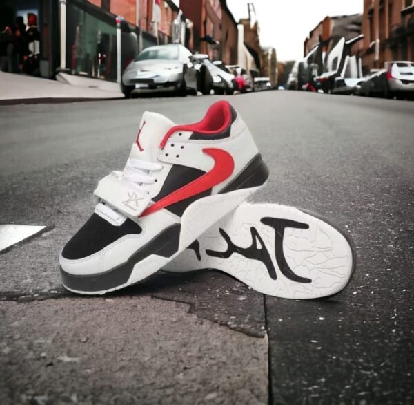 AIR JORDAN TRAVIS SCOTT X JUMNPMAN SAIL BLACK WHITE RED (Master Quality) Shoes Wala