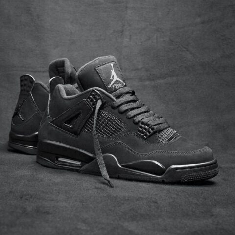 Air Jordan Retro 4 Black Cat (Advance Quality) Shoes Wala
