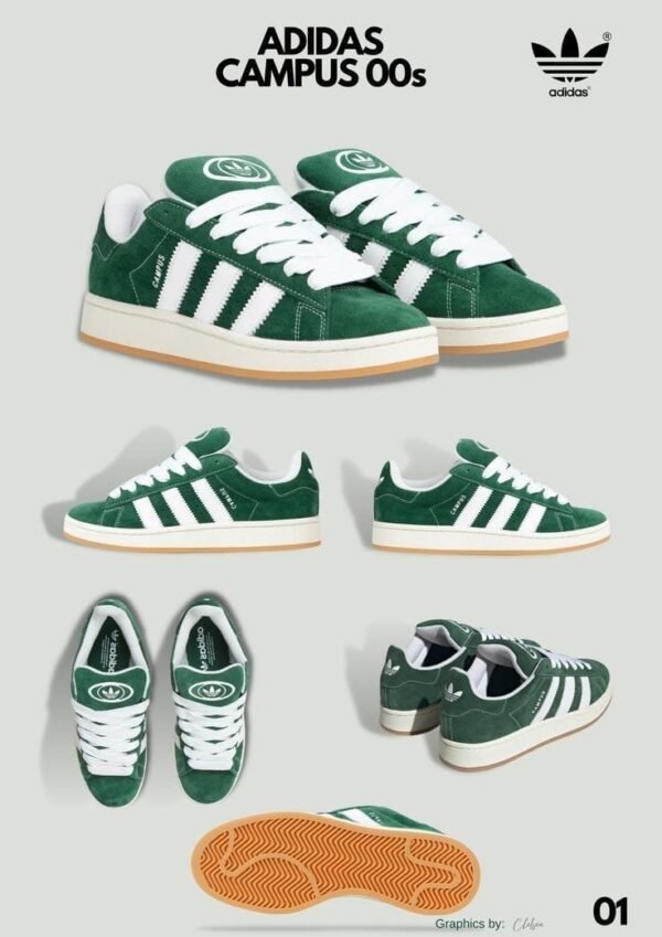 ADIDAS CAMPUS 00S GREEN (Master Quality) Shoes Wala