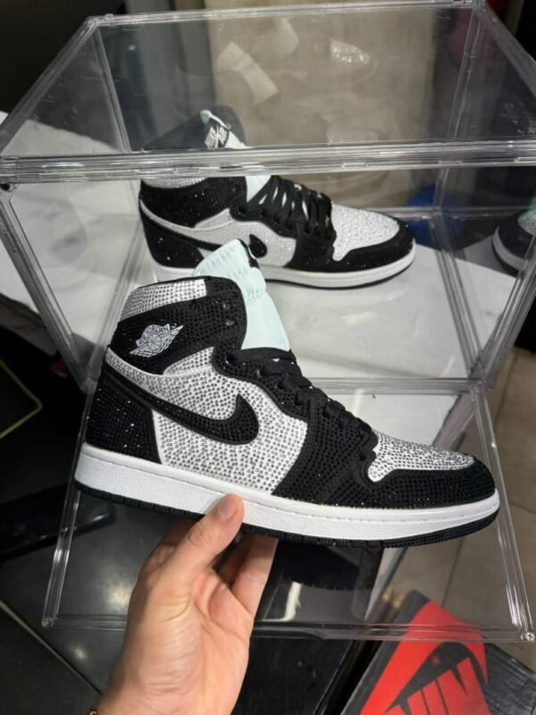 Nike Air Jordan 1 Panda High diamond (Advance Quality) Shoes Wala