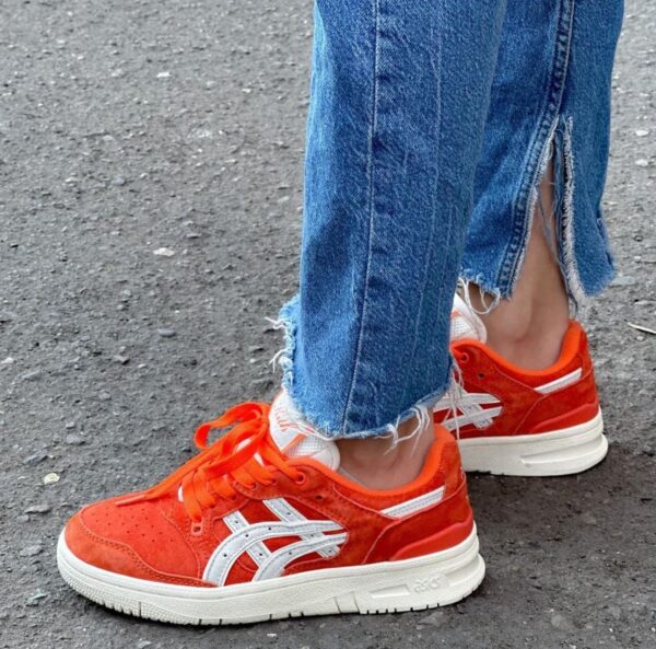 Asicss ex89 Kith Orange Suede Cream (Master Quality) Shoes Wala