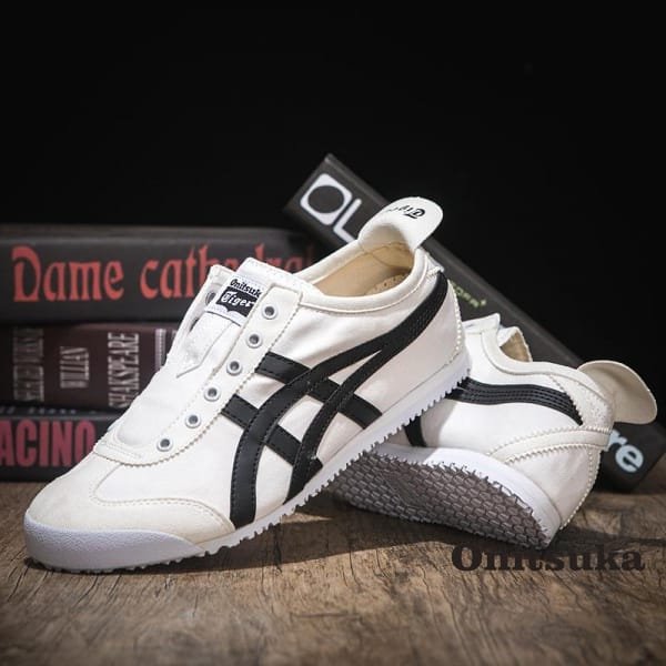 ONITSUKA TIGER SLIP ON BLACK WHITE (Master Quality) Shoes Wala