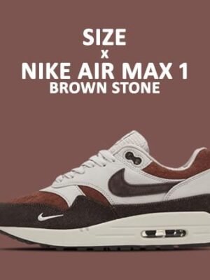 Nikee Airmax 1 BROWN STONE (Master Quality) Shoes Wala