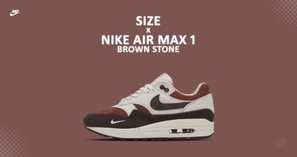 Nikee Airmax 1 BROWN STONE (Master Quality) Shoes Wala