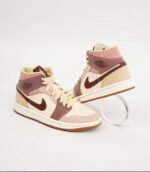 Nike Air Jordan 1 Mid Dark Pony Smokey Mauve (Master Quality) Shoes Wala