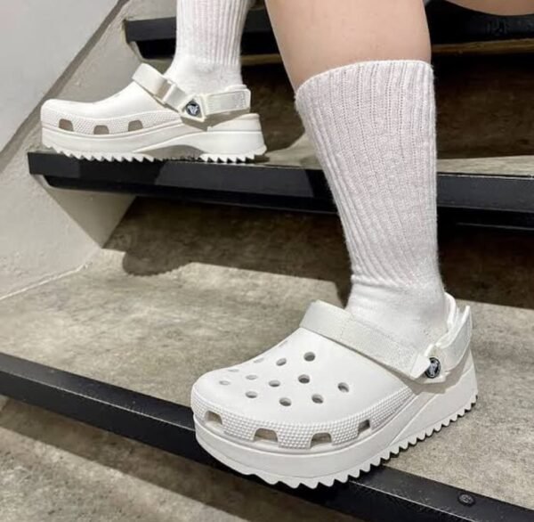 CROCS HIKER White CLOGS (Master Quality) Shoes Wala