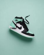 Nike Air Jordan 1 High Green Glow (Advance Quality) Shoes Wala