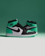 Nike Air Jordan 1 High Green Glow (Advance Quality) Shoes Wala