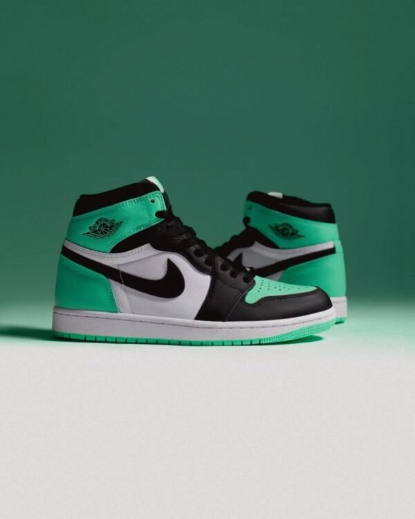 Nike Air Jordan 1 High Green Glow (Advance Quality) Shoes Wala