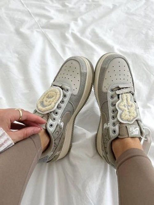 Nike Airforce 1 X TRAVIS SCOTT Grey (Master Quality) Shoes Wala