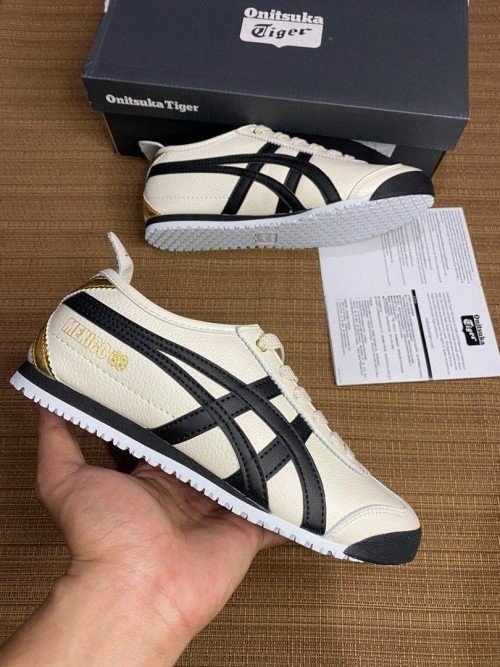 Onitsuka Tiger Maxico 66 cream black (Master Quality) Shoes Wala