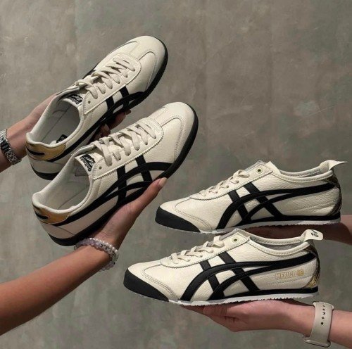 Onitsuka Tiger Maxico 66 cream black (Master Quality) Shoes Wala