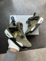 Niike air jordan 4 craft olive (Master Quality) Shoes Wala