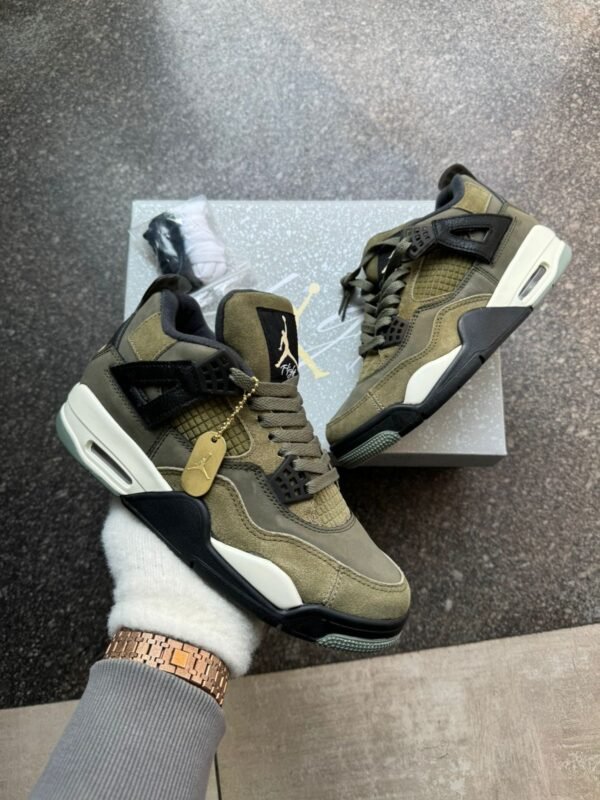 Niike air jordan 4 craft olive (Master Quality) Shoes Wala