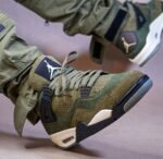 Niike air jordan 4 craft olive (Master Quality) Shoes Wala