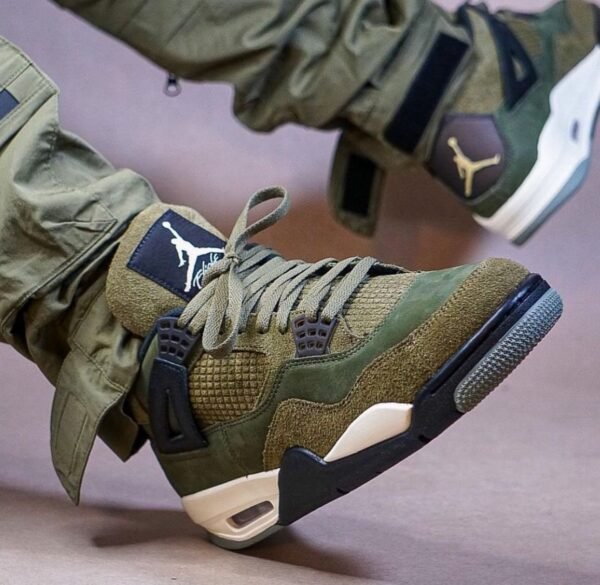 Niike air jordan 4 craft olive (Master Quality) Shoes Wala