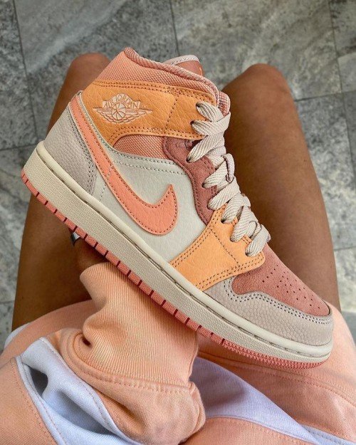 Nike Air Jordan Retro 1 Apricot Orange (Master Quality) Shoes Wala