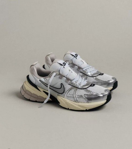 Nikee V2k Run Metallica Sliver (Master Quality) Shoes Wala