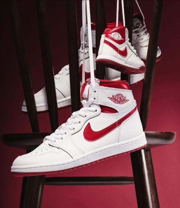 Nikee Air Jordan Retro 1 High "Metallic Burgundy" (Advance Quality) Shoes Wala
