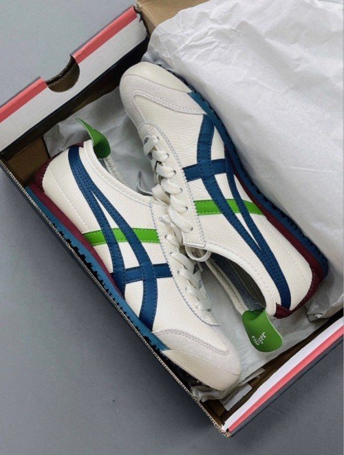 ONITSUKA TIGER MEXICO 66 WHITE GREEN (Master Quality) Shoes Wala