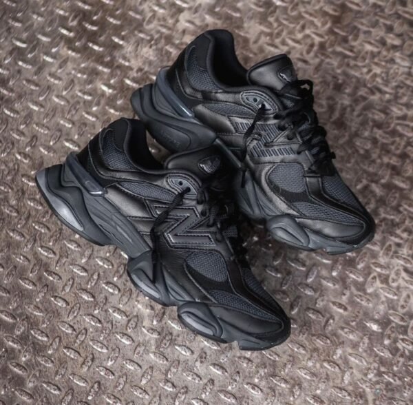 New Balance 9060 Triple Black (Master Quality) Shoes Wala