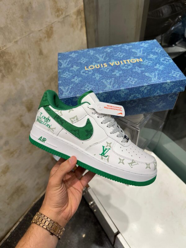 NIKE AIR FORCE 1 X LOUIS VUITTON GREEN (Master Quality) Shoes Wala