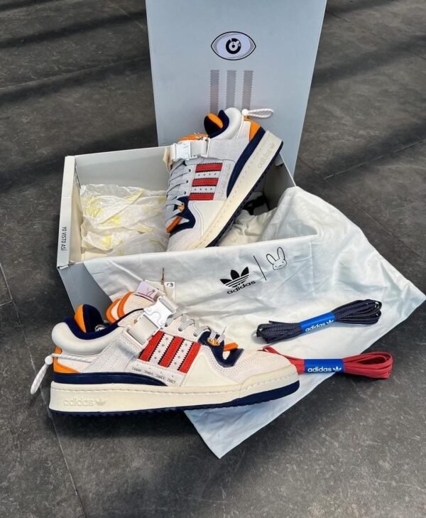 Adidass Bad Bunny X Forum Buckle Low Cangrejeros De Santurce (Master Quality) Shoes Wala