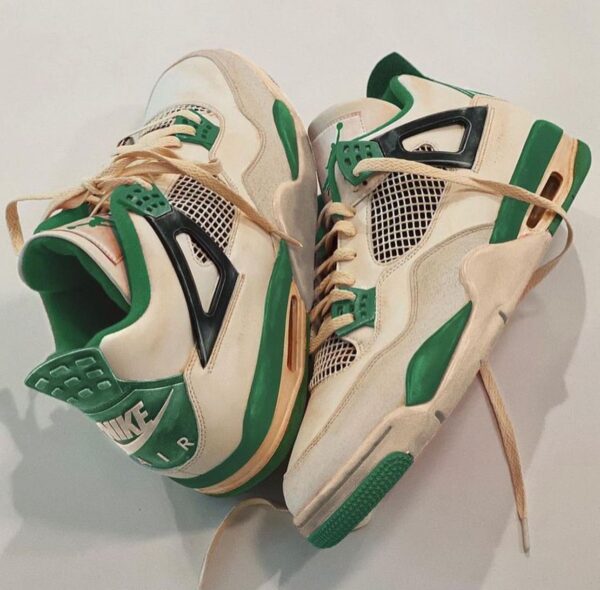 NIKE AIR JORDAN 4 OIL GREEN (Master Quality) Shoes Wala