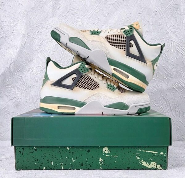 NIKE AIR JORDAN 4 OIL GREEN (Master Quality) Shoes Wala