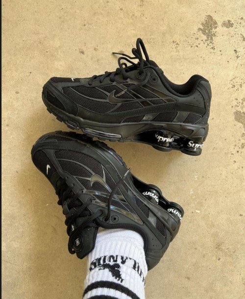 Nikee Shox Ride 2 Supreme Black (Master Quality) Shoes Wala