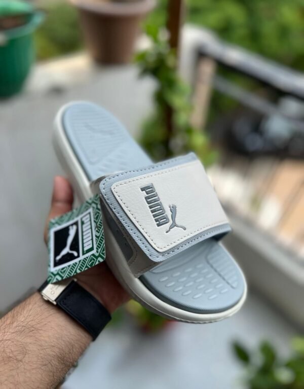 Puma Softride Grey Slide Shoes Wala