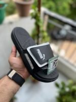 Puma Softride Black Slide Shoes Wala