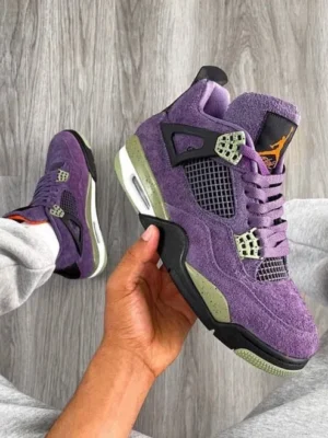 Air Jordan Retro 4 Canyon Purpel(Advance Quality) Shoes Wala