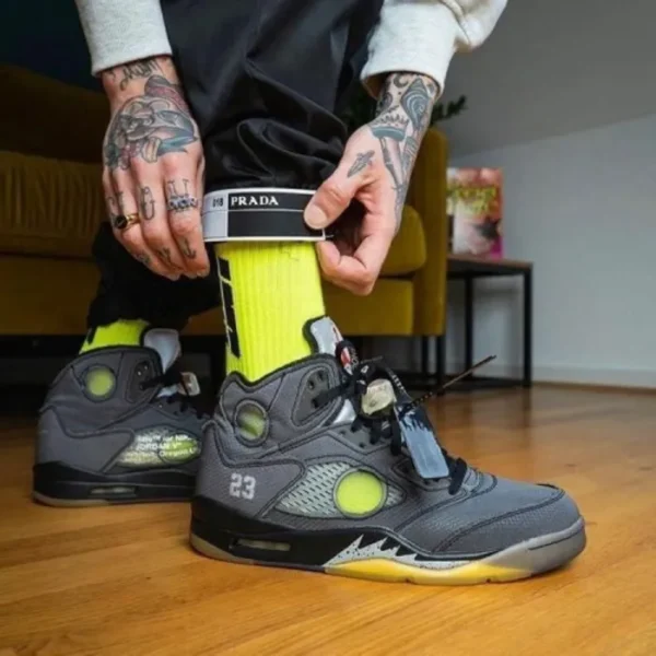 Nike Air Jordan Retro 5 Off White (Master Quality) Shoes Wala
