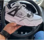 Air Jordan Retro 4 Diy(Advance Quality) Shoes Wala